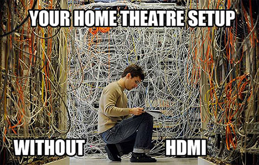 HDMI giảm bớt những thứ không cần thiết trong phòng giải trí của bạn