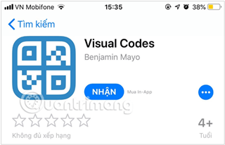 Use Visual Codes to create a QR code to share WiFi
