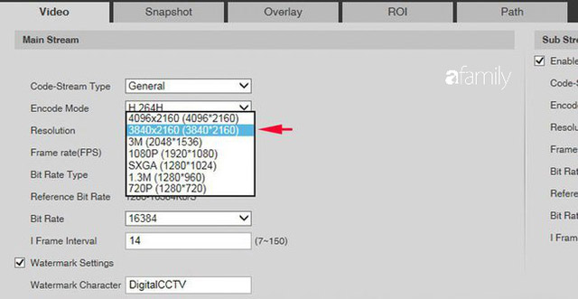 Cài đặt bảo mật của camera bị thay đổi