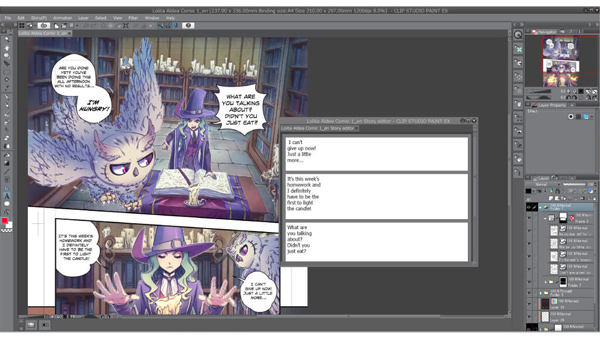 Phần mềm đồ họa chỉnh sửa Anime, Manga