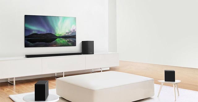 Mẫu TV không viền màn hình của Samsung
