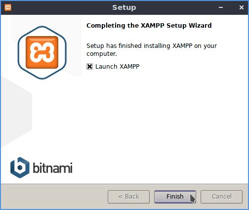 Kích hoạt tính năng “Launch XAMPP”