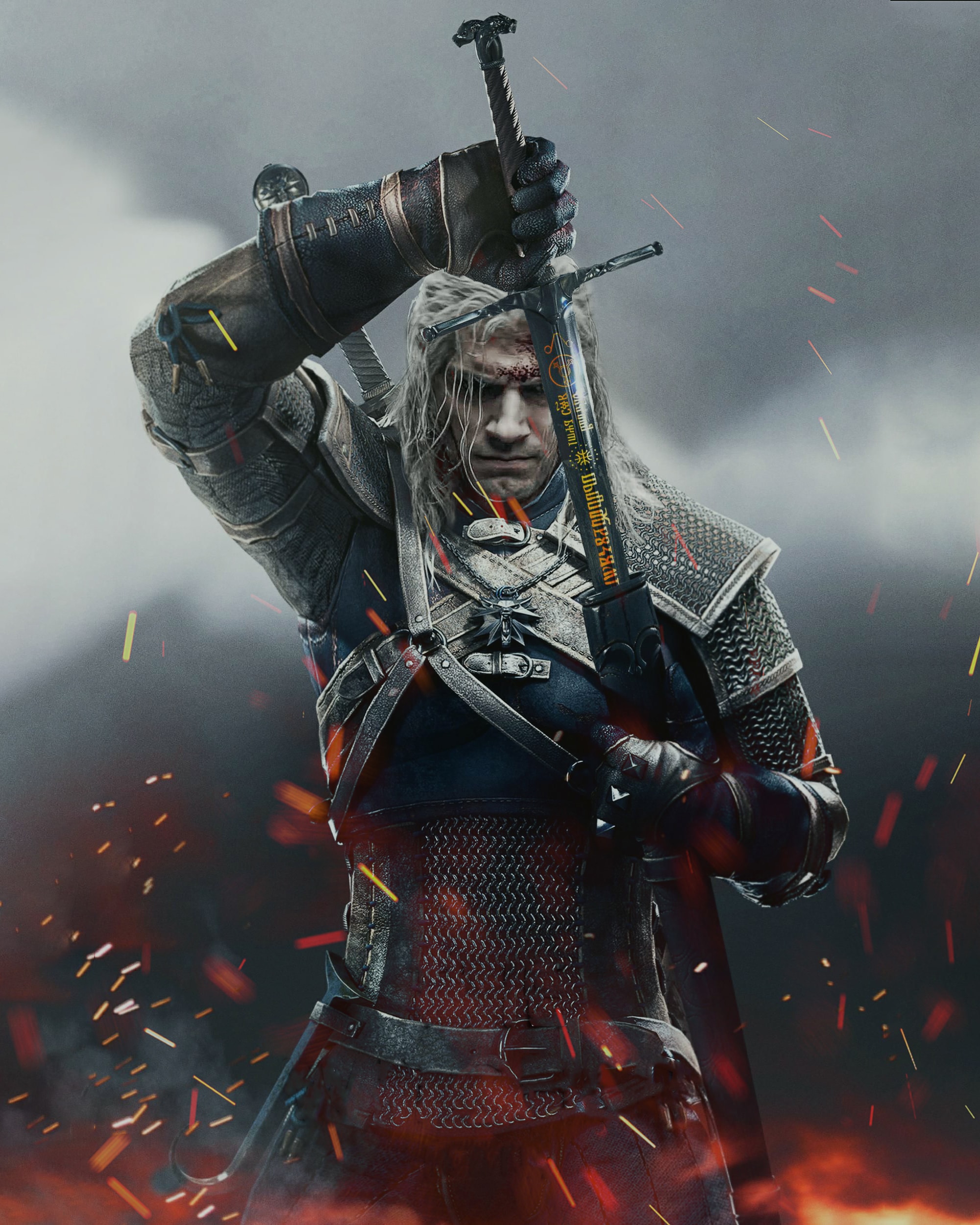 hình nền the witcher oppo