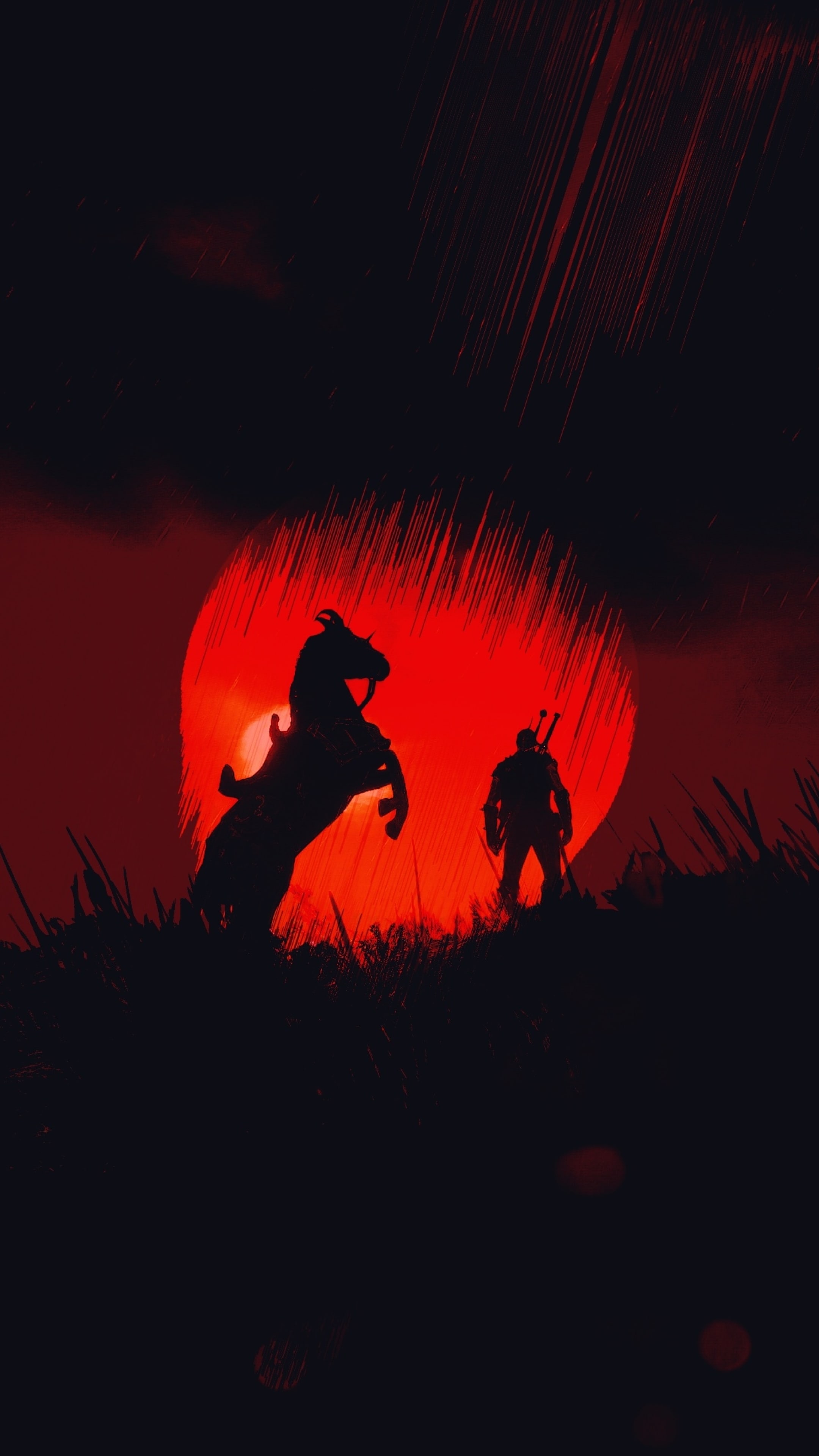 hinh nen the witcher iphone x