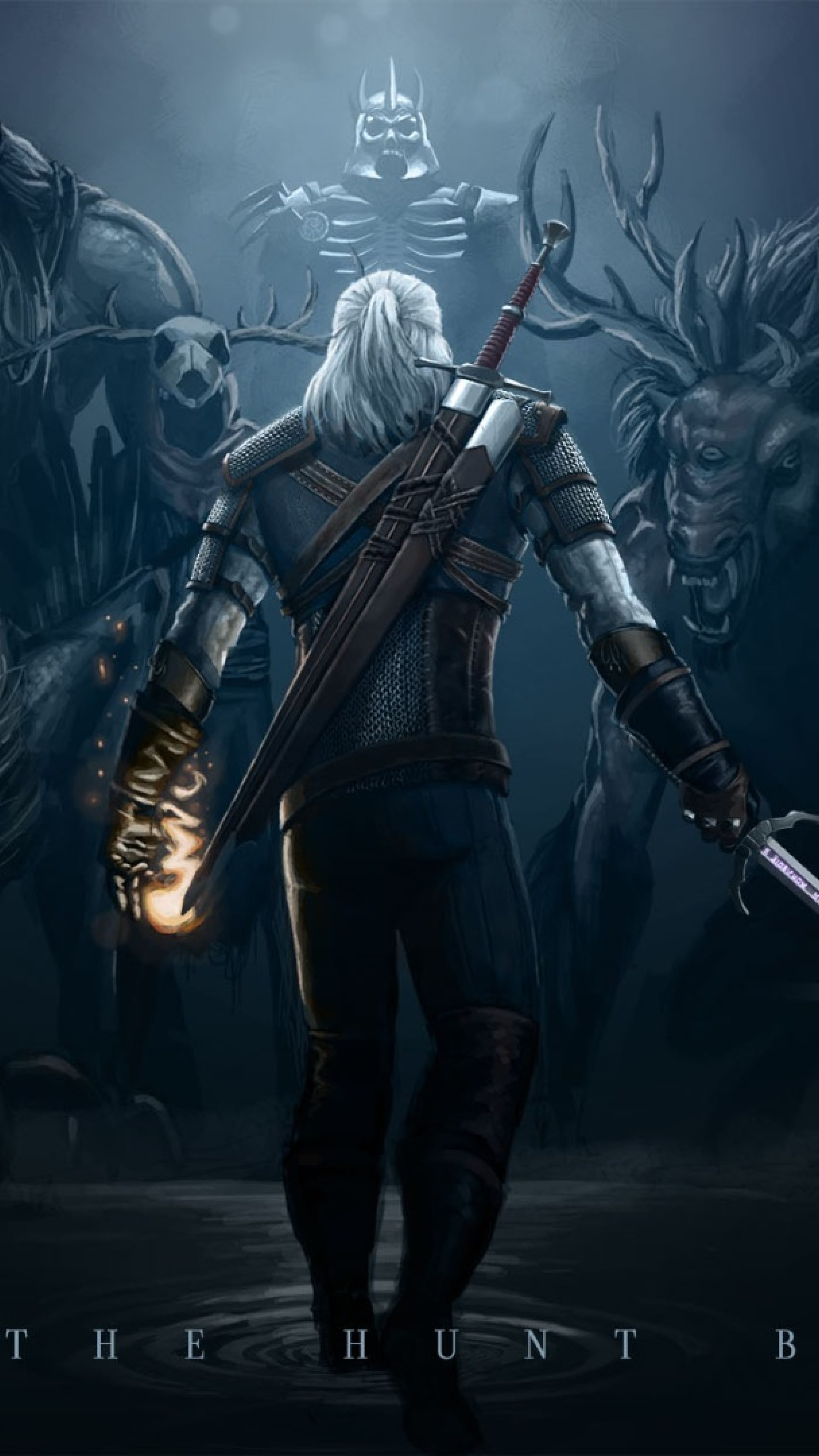 ảnh nền the witcher oppo