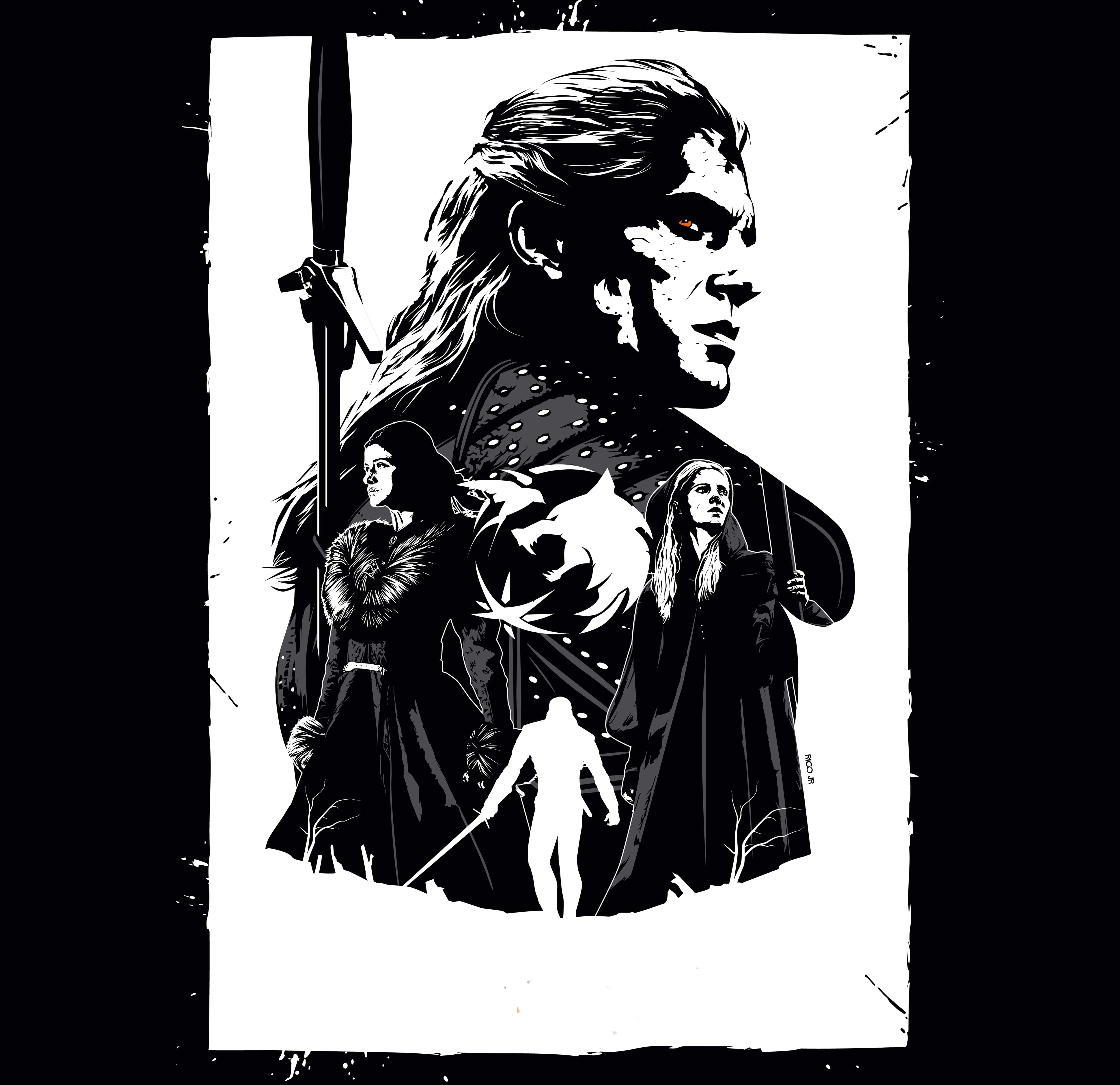 ảnh nền the witcher samsung