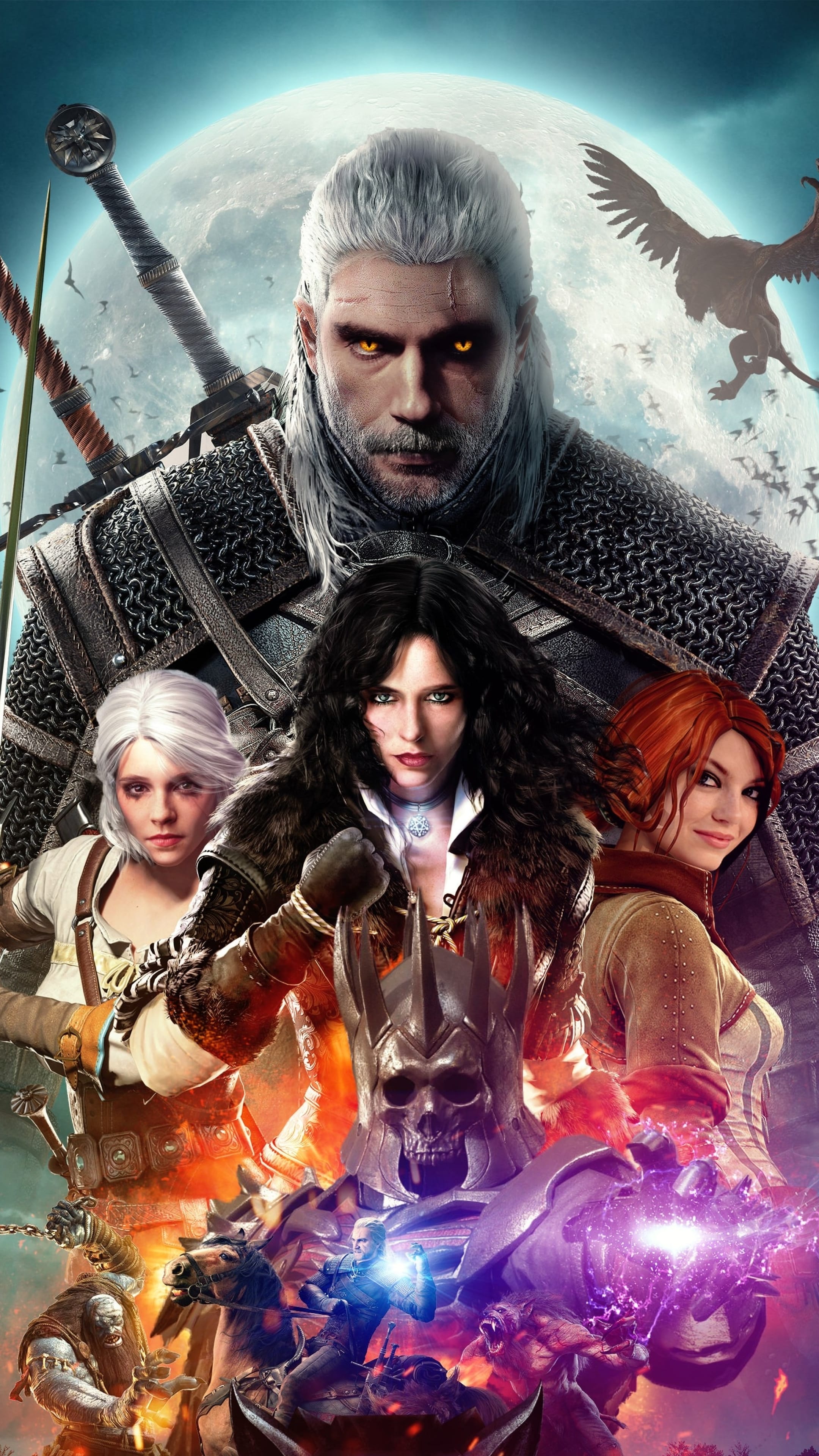 The Witcher wallpapers for phones, The Witcher wallpapers for phones