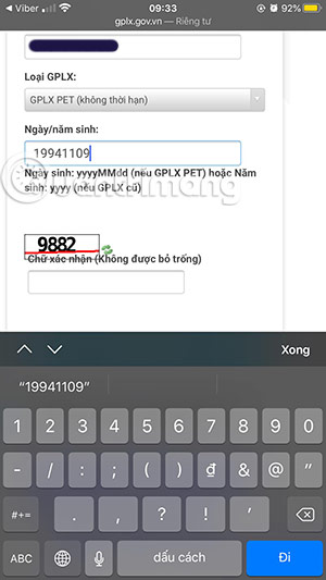 tra cứu gplx trực tuyến