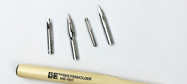 Bút sắt - bút chấm mực vẽ Anime, Manga