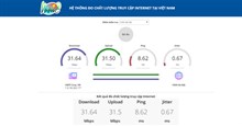 Hệ thống Đo chất lượng truy cập Internet, công cụ đo chất lượng truy cập Internet trực tuyến tại Việt Nam