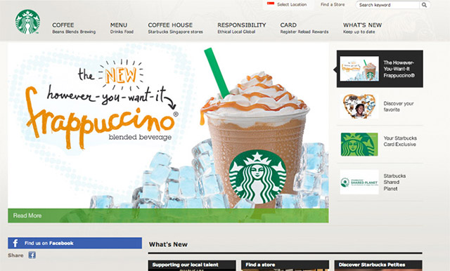Website Starbucks