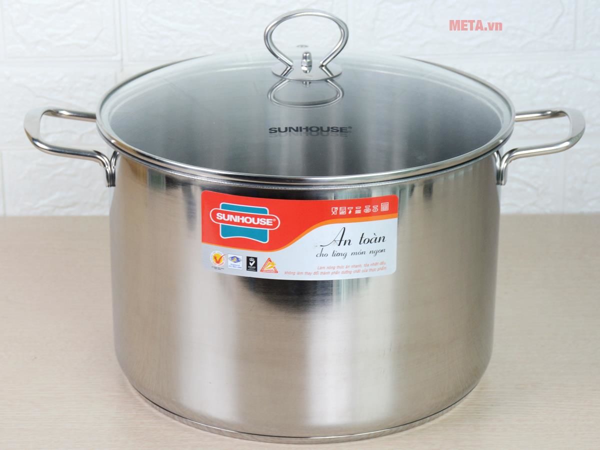 Nồi luộc gà inox Sunhouse SH28LG