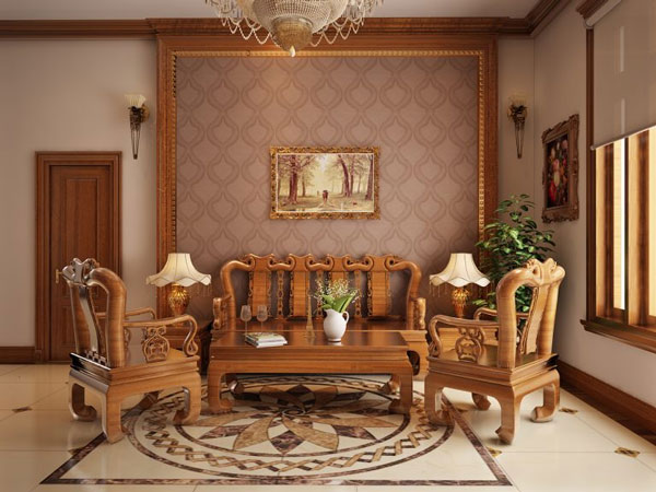Mẫu phòng khách nhà cấp 4 đẹp 10