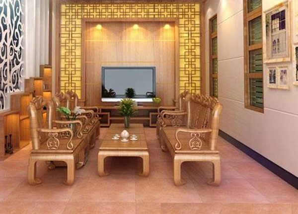 Mẫu phòng khách nhà cấp 4 đẹp với nội thất bằng gỗ - QuanTriMang.com