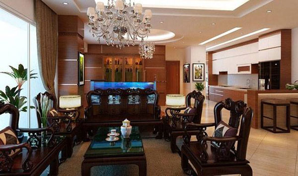 Mẫu phòng khách nhà cấp 4 đẹp 9