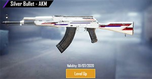 Cách nhận skin AKM Silver Bullet PUBG Mobile