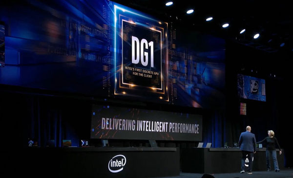 Bộ xử lý đồ họa rời DG1 đầu tiên của Intel.