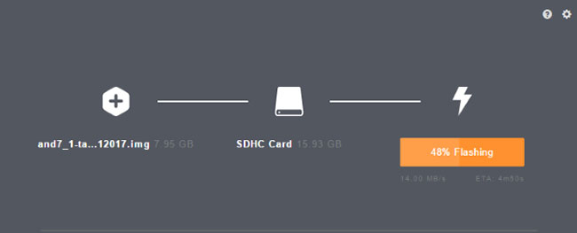 Duyệt thiết bị để chọn file ISO