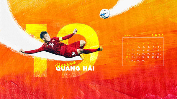 Tải bộ lịch máy tính đội tuyển bóng đá Việt Nam 