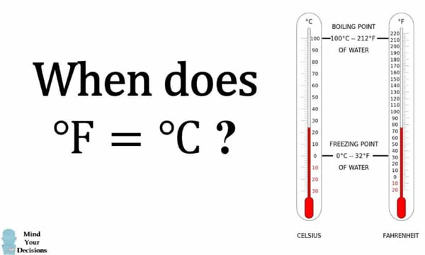 Độ Celcius (độ C) và độ Fahrenheit (độ F)