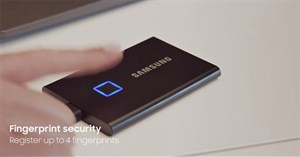 Samsung ra mắt ổ cứng di động SSD được bảo mật bằng cảm biến vân tay
