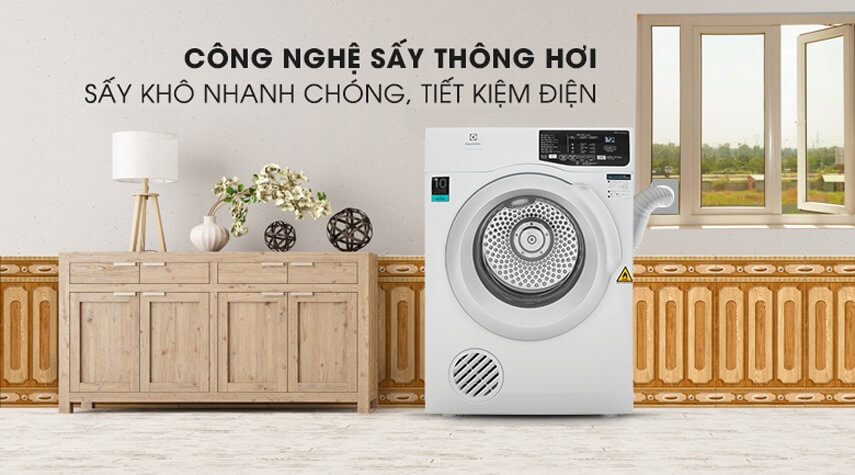 Máy sấy thông hơi Electrolux UltimateCare 500EDV 805JQSA