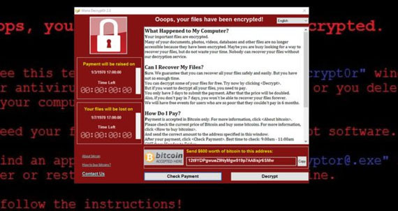 Thông bảo đòi tiền chuộc WannaCry
