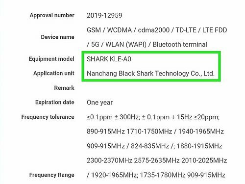 Thông tin về mẫu máy được cho là Black Shark 3 của Xiaomi đã được chứng nhận tại Trung Quốc.