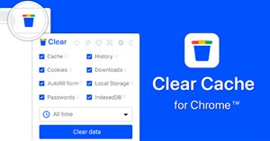 Cách xóa dữ liệu duyệt web bằng Clear Cache for Chrome