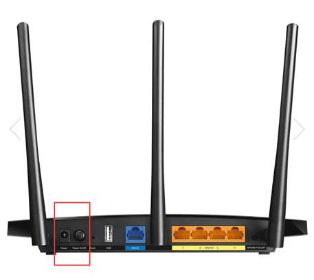 Khởi động lại router