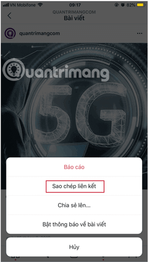 Copy link của ảnh muốn tải xuống