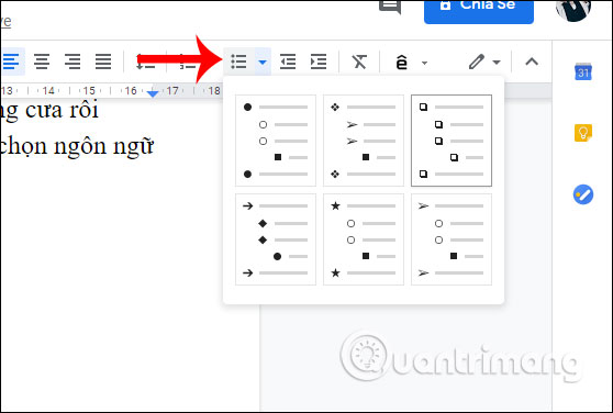 Cách tạo checklist trong Google Docs