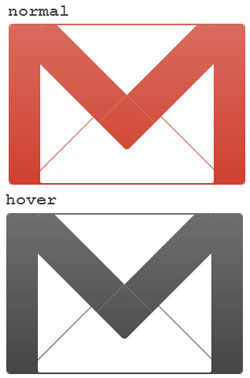 Buat logo Gmail dengan cara pertama