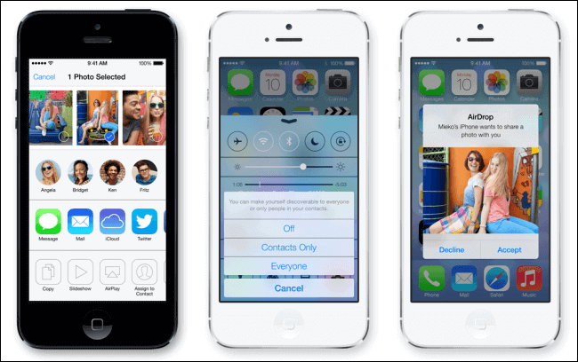 AirDrop truyền file giữa các thiết bị iOS