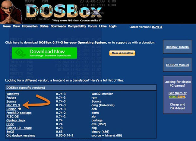 Tải DOSBox
