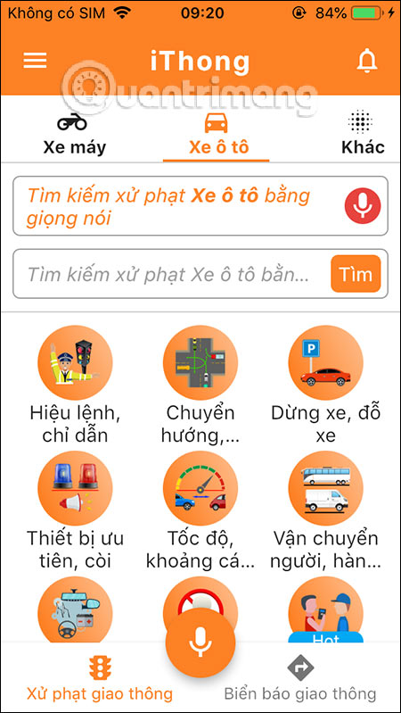 Mức phạt ô tô