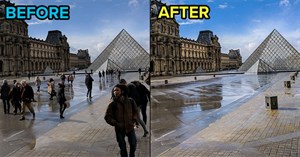 Hướng dẫn xóa nhiều đối tượng bằng phương pháp chồng ghép ảnh trong Photoshop