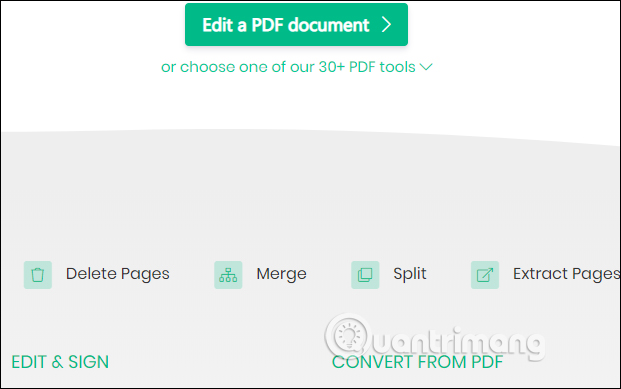Cách chỉnh sửa PDF trên Sejda trực tuyến