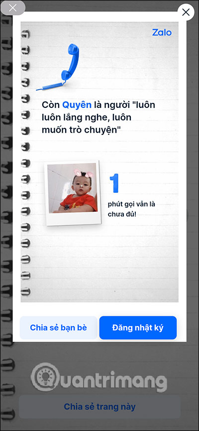 Chọn chia sẻ