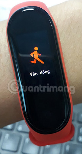 Mi Band 4 đã được thiết lập tiếng Việt