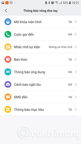 Các thông báo khác
