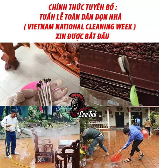 Ảnh chế Tết và dọn nhà: Cười đến nghẹt thở với những hình ảnh chế Tết đầy hài hước và ý nghĩa. Cùng thưởng thức những hình ảnh vui nhộn về việc dọn nhà ngày Tết để xem điều gì sẽ diễn ra và tìm hiểu những bí quyết dọn nhà đơn giản và hiệu quả nhất nhé!