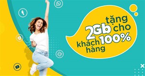 Mùng 1 Tết âm lịch, Viettel lì xì 2GB DATA tốc độ cao cho khách hàng