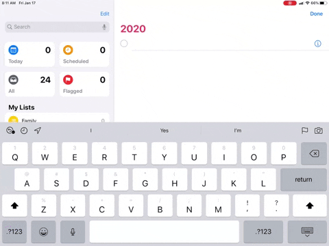 Sử dụng QuickPath trên iPad