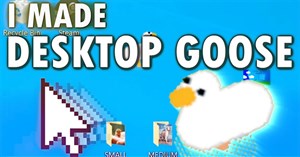 Cách dùng Desktop Goose tạo con vịt chạy trên máy tính