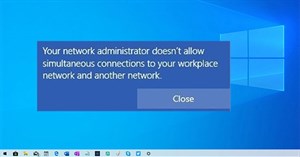 Bật/tắt kết nối đồng thời với cả mạng Non-domain và Domain trên Windows 10