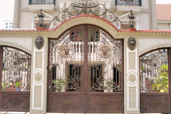 Mẫu cổng sắt đẹp 16