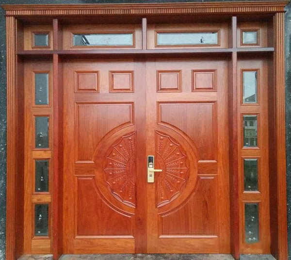 Mẫu cửa gỗ 2 cánh đẹp 2