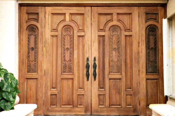 Mẫu cửa gỗ 4 cánh đẹp 4