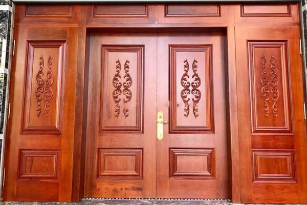 Mẫu cửa gỗ 4 cánh đẹp 5